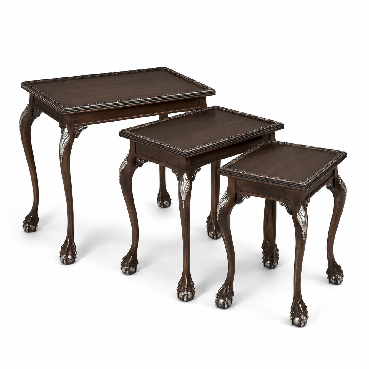 Walnut 3'lü Sehpa